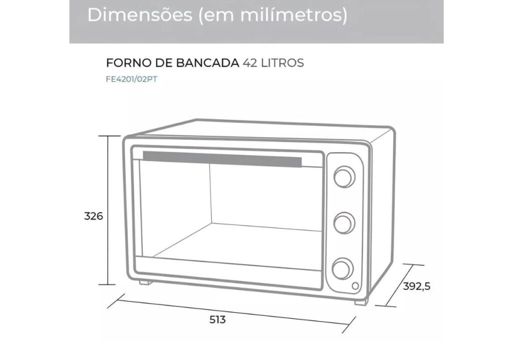 Forno-Eletrico-Suggar-42L-Dimensoes-1024x683 Forno Elétrico Suggar 42L: Ainda Vale a Pena em 2025?